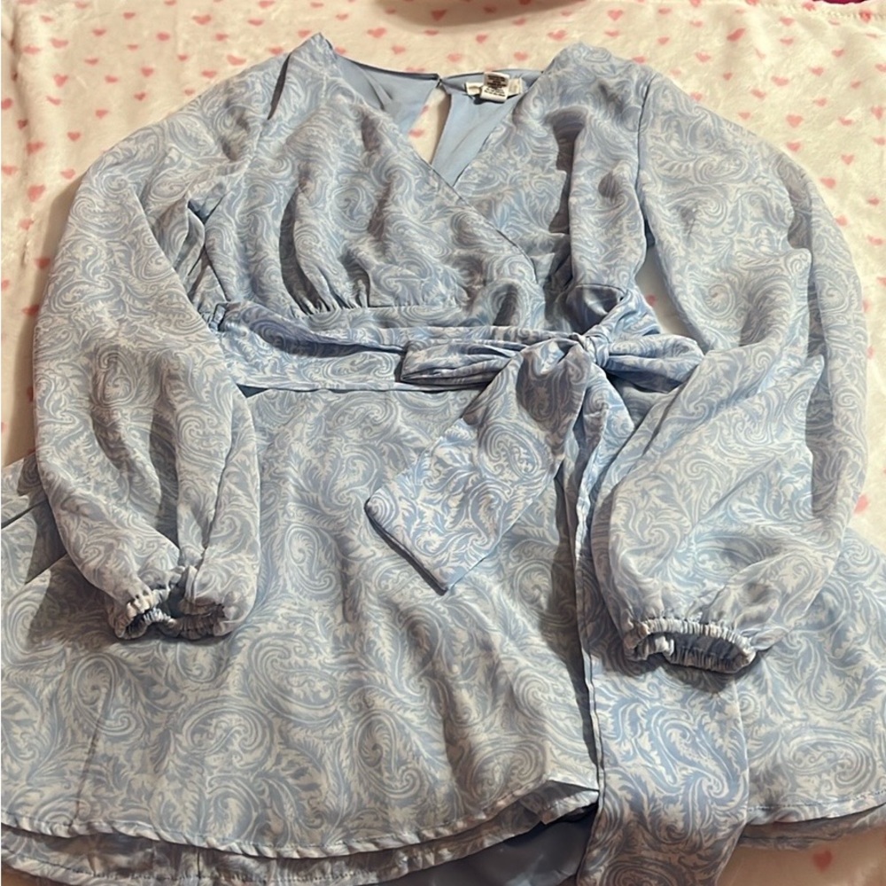 Vintage Blue Paisley Fairy Dress